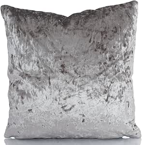 extra large silver cushion covers
