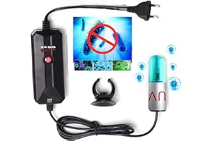 OSATNB Aquarium UV Sterilisator Licht mit Timer,Fischtank UVC Lampe UV Licht Heim Desinfektion Gartenwasser sauber UV-Sterilisatoren Aquarien UV lampe von Haus und Küche,Wasser Aquarien,Gartenteich