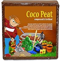 Cocopeat Block | Agropeat Block 5 Kgs - Expands Up to 75 litres of Coco Peat Powder for All Seeds and Plants