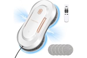 CHOVERY CL-3 3000Pa Fensterputzroboter, Fensterroboter mit Sprühfunktion, Automatischer Fensterputzer, Fensterreiniger Roboter Elektrisch, Fensterreinigungsroboter,Für Innen- & Außenfenster