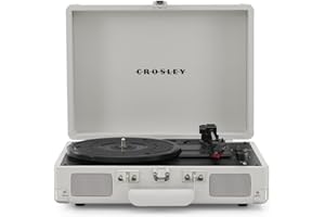 CROSLEY Cruiser Plus Deluxe przenośny gramofon (biały piasek)