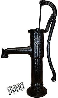 Doppelkolbenpumpe Fur Ihren Garten Gartenpumpe Handpumpe Wasserpumpe Brunnenpumpe Schwengelpumpe Auch Zum Wasser Fordern Aus Zisterne Regentonne Seen Brunnen Usw Mit Z B Saugschlauch Geeignet Amazon De Garten