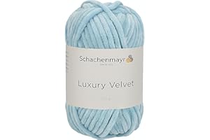SCHACHENMAYR SINCE 1822 Schachenmayr Luxury Velvet, 100G baby blue Filati Per Maglieria A Mano