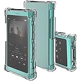 inorlo TPU Case Cover for Sony Walkman NW-A35, NW-A45 MP3 Player, with charger dust cap cover, corner bumpers and screen prot