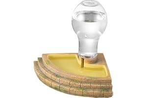 Navaris Dispensador de Agua para Reptiles - Bebedero Tortugas Lagartos Camaleon Salamandras - Bebedero para Terrario 400 ml - Dispensador Agua Terrario para Esquina - Amarillo