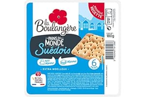 La Boulangère Pains suèdois, moelleux - Le sachet de 180g