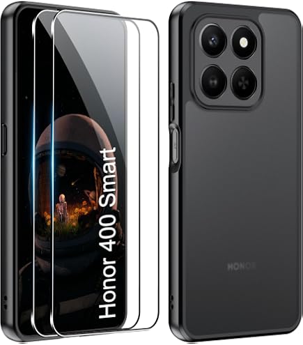 Coque Transparente TPU Pour Honor 400 Smart 5G/4G/X7d - 2 Verres Trempés Inclus, Antichoc, Anti-jaunissement - 8