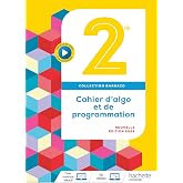 Cahier d'algo et de programmation 2de