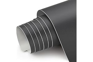 CRIVEPLE Patch de réparation en cuir synthétique autocollant - 30 x 100 cm - Pour canapé, meubles, sièges de voiture, vestes, sacs (gris foncé)