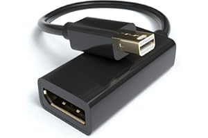 ‎JAMEGA JAMEGA – Mini DisplayPort auf DisplayPort Adapter | Mini DP zu DP Konverter 4K Ultra HD Thunderbolt auf HDMI Adapter kompatibel mit MacBook Air/Pro, iMac, Microsoft Surface Pro, Lenovo ThinkPad