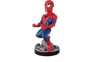 Exquisite Gaming: Marvel : The Amazing Spider-Man – Support original pour téléphone portable et manette de jeu, support d'appareil, câble, figurine sous licence 20,3 cm