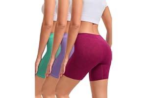 INNERSY Boxershorts för kvinnor, bomull, kalsonger, hög midja, trosor, anti-skavning, underkläder, 3-pack