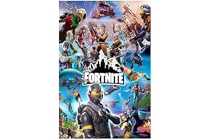 HUANNY Kit de peinture diamant 5D à faire soi-même pour adultes et enfants, peinture à strass ronde avec diamants, broderie au point de croix, art diamant et (Fortnite 30,5 x 40,6 cm)