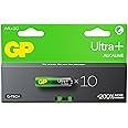 AA Batteries - Set of 10 | GP Ultra Plus | AA Alkaline 1.5 V / LR06 Batteries - Long Life