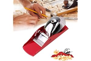 DIANE 1 Pcs Wood Planer for Doors,Hand Planers for Wood,Wood Door Planer for Internal Doors,Small Wood Planer Hand Tool Red,Mini Hand Planers for Wood for Furniture Repair and DIY Wood Crafts