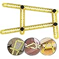 DXIA Angleizer Template Tool, Angleizer Measuring Ruler Multi-Angle, DIY Tools, Easy Angle Ruler, Folding Ruler Universal Measuring Instrument for Handymen Builders Carpenters, Tilers, Craftsmen