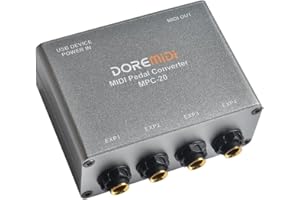 DOREMIDI Expression Pedal Converter Pedal Sustain Expander MPC-20