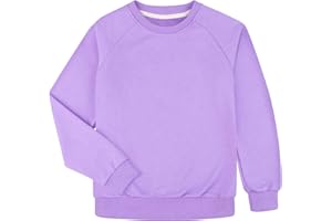 BIG ELEPHANT Jersey para niños – 100% algodón sudadera niño suave doble capa manga larga para escuela y uso diario, sin logotipo