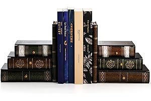 Fasmov livres Bois serre-livre Swith Organiseur de bureau tiroir unités, Lot de 2