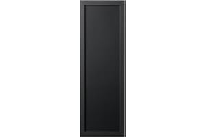 ‎BI-OFFICE Bi-Office, Blackboard Back2Chalk Essentials, Kreidetafel mit Schwarz Matt MDF Rahmen, 20x60cm