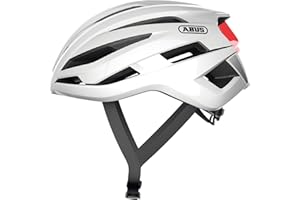 ABUS StormChaser Casco da corsa - Casco da bici aerodinamico per ciclismo professionistico per uomo e donna - Bianco, Taglia S