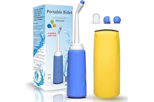 TONELIFE Travel Bidet - 500ML Portable Bidet Sprayer-Douche Bottle for Postpartum Perineal Care-hemmoroid Treatment -Cleansing for Mom After Birth -Sanitary Fresh Water Clean- Hand Bidet for Travling