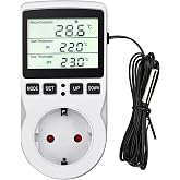 Temperature Regulator 230V Digital Thermostat Outlet Greenhouse Heated Cover Water Tank