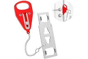 ADEGO Serratura Portatile per Porta – Blocco Antintrusione per Viaggi, Sicurezza Extra per Casa, Hotel e Ufficio – Facile da Installare