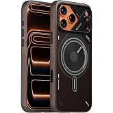 Aulumu A17 Transparent Case for iPhone 17 Pro Max, Magnetic & Thermal CoolHyper Technology | Magsafe Compatible | Camera Cont