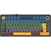 EPOMAKER Aula F75 ISO-ES Wireless Mechanical Keyboard for Gaming, 75% Spanish Distribution with Knob, Creamy Gasket, Sound Da