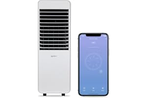 Igenix IGFD7010WIFI 10 Litre Smart Digital Air Cooler with Amazon Alexa & Google Assistant, 8 Hour Timer with 3 Speeds and Oscillation, Humidification Function, White