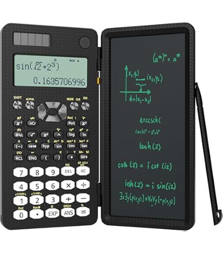 Calcolatrice Scientifica 240 Funzioni Con Lavagna - Include Penna Elettronica