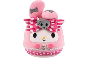 Squishmallows SQSN01295 - Hello Kitty and Friends My Melody 50. Jubiläum 20 cm, offizielles Jazwares Plüsch, superweiches Kuscheltier