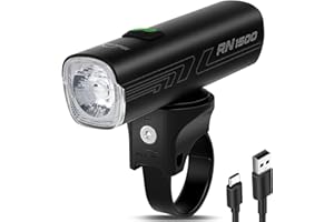 Magicshine RN1500 V2.0 1500Lumen Smart Bike Light, USB-C Rechargeable IPX7 Waterproof Cycling Front Light for Road Urban Mountain Biking Night Riding​