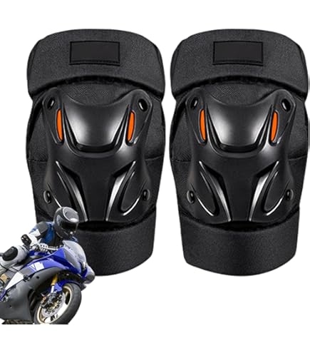 Genouillères Moto WOSAWE – Protection Chocs Motocross – Noir – Taille Unique