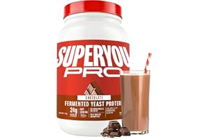 Superyou Pro Fermented Yeast Protein Isolate Chocolate 1kg | 24g Protein/Serve | No Bloat, Heat-Stable | Easy to Digest | Gut Friendly | PDCAAS of 1