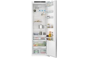 Siemens KI81RADD0, iQ500, Einbau-Kühlschrank, 177,5 x 56 cm Nische, 310 L, Made in Germany, bottleRack für Flaschen, 2x längere Frische, schnellere Kühlung, softClosing-Tür, sehr Leise, Flachscharnier