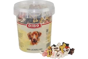 DIBO Mini – Golosinas – Mix 500 g – Cubo, golosinas, recompensa para Perros, Comida para Perros