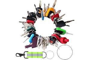DHEISHA 43PCS Ignition Switch Starter Key Set, Construction Plant Dumper Machine Key Set forfit CAT JCB Kubota Toyota JD Agricultural Vehicles, Excavators, Trucks, Graders, Dozers, Backhoes