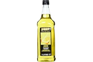 ‎PREP PREMIUM PREP PREMIUM Zitronenöl 1 x 1000 ml PET - Infused Oil natürliches Zitronenaroma für Fisch, Geflügel, Gemüsegerichte oder Salatdressings, Olivenöl mit Zitrone