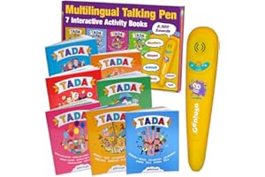 Talking Products, TADA Interactive Multilingual Activity Books with Talking Pen, Home Learning & Classroom Educational EAL Learning Resources, Reading Scanner for Early Years and Primary Schools