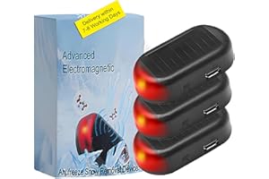 BNOYONERAS Elektromagnetische molekulare Interferenz Frostschutzmittel Schneeräumungswerkzeug, Tragbarer Autoentfroster Frostschutz, Antifreeze Electromagnetic Car Snow Removal Device, Auto Zubehör (3 pcs)