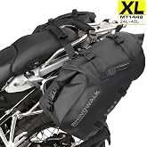 Rhinowalk Motosiklet Eyer &Ccedil;antaları Su Ge&ccedil;irmez Titreşim &Ouml;nleyici Motor Yan &Ccedil;antalar Omuz &Ccedil;antası Motosiklet Panniers 48L (24