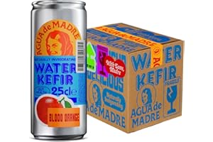 Agua de Madre Blood Orange Water Kefir Probiotic Drink 12x25cl