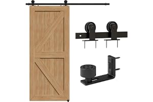CCJH 1.5M/5FT Skjutdörr Tillbehör Kit för skjutdörrar, Innehåller Justerbar Golvguide