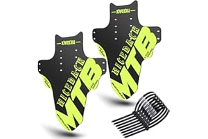 NICEDACK Mudguards Mountain Bike, 2 Pieces Mudguard Fit 20-29 Inch MTB Mudguard Front and Rear Compatible Bicycle Splash Guard