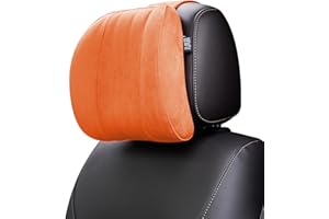 Forbell Car Headrest Neck Pillow Supplies Pillow Memory Cotton Car Accessories Headrest Pillow Head Rest Pillow for Car Suede