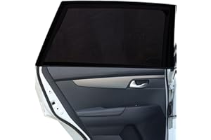 Tevlaphee Tendine Parasole Auto Bambini,Parasole Auto Bambini Accessori Auto Block Raggi UV Anti-Zanzara Protegge Bambini e Animali Domestici Universali Parasole Auto Finestrini Laterali (L)