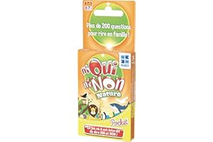 Megableu - 678051 - Jeux de voyage et de poche- Ni Oui/Non Pocket Nature