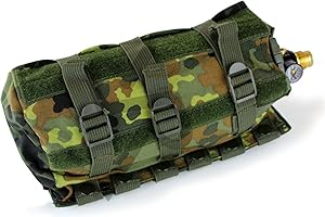 Rap4 MOLLE Horizontal Universal Paintball Airsoft Air Tank Pouch